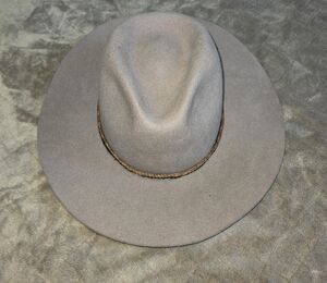 Brixton Taupe Fedora with Black Band